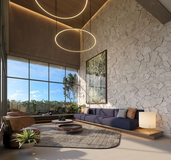 LOBBY COM P� DIREITO DUPLO 