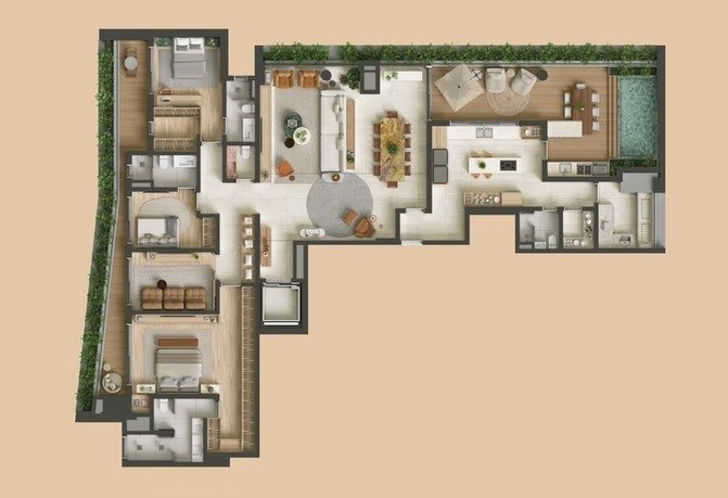 304m� PENTHOUSE | 3 su�tes + sala �ntima 