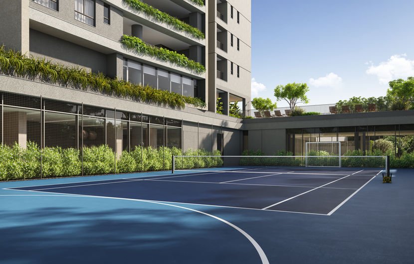 Quadra de t�nis + futsal