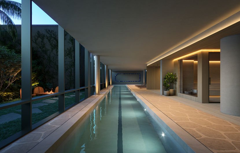 Piscina coberta raia de 25m