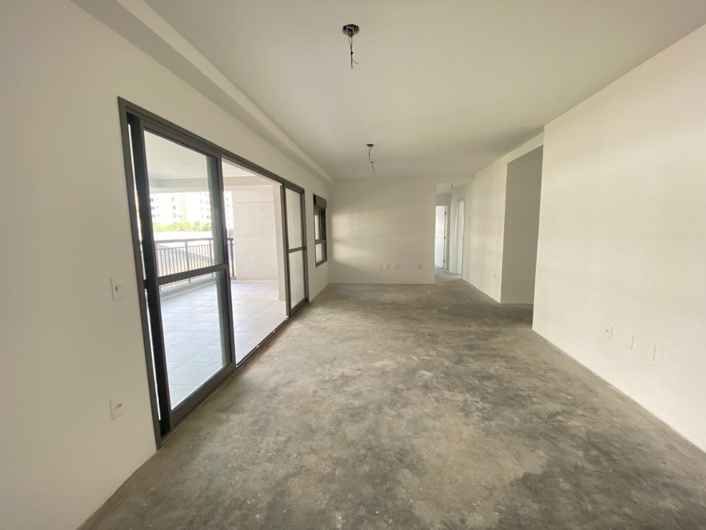 Sala integrada a varanda